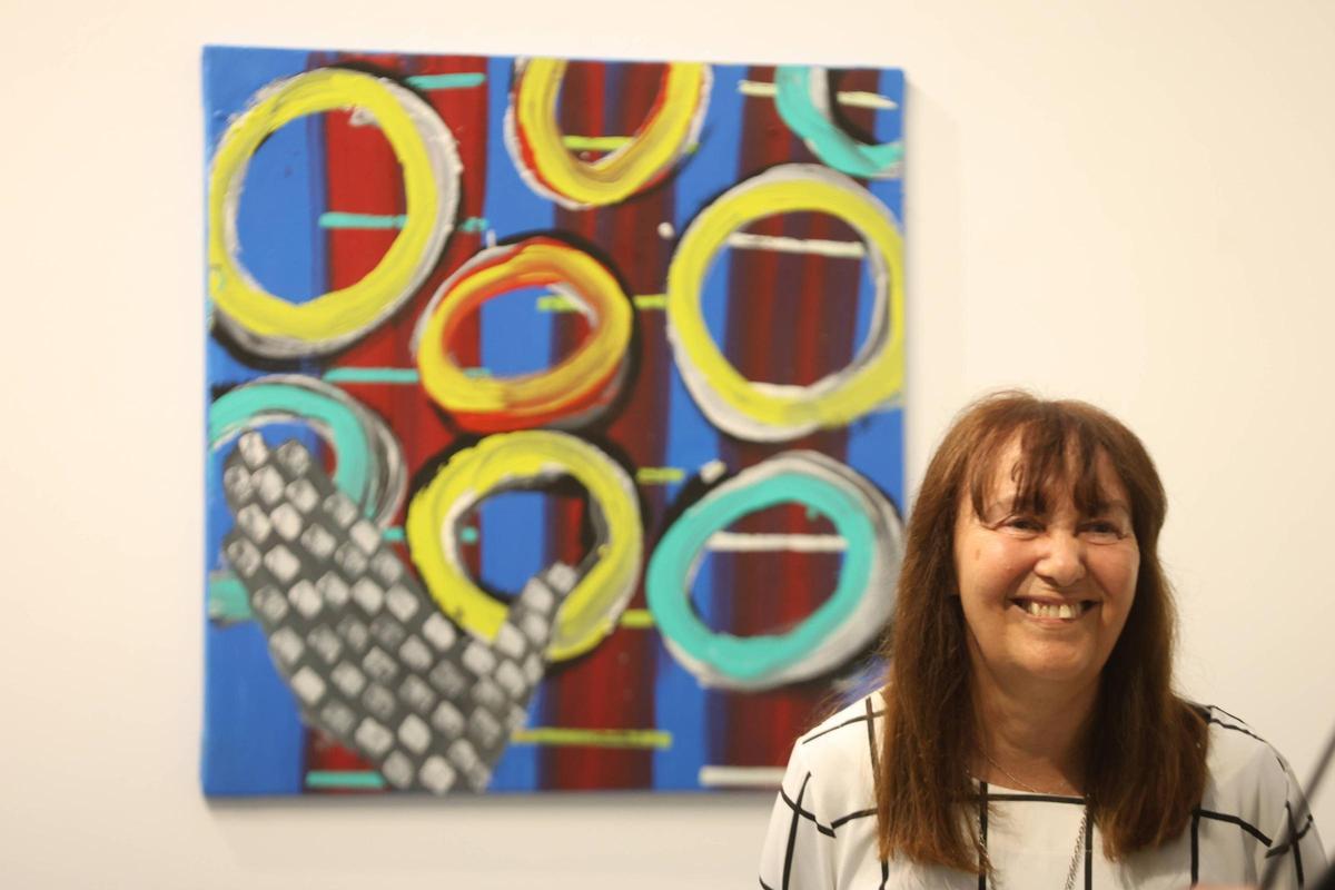 La artista viguesa recordó su etapa en Vilagarcía.