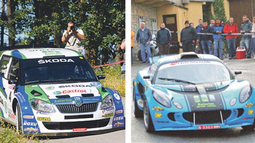 Skoda Fabia S2000 de Alberto Hevia y Lotus Exige de Francisco Cima.