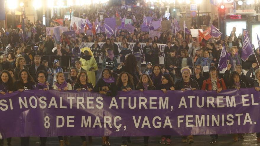 Manifestación del pasado 8 de Marzo en Alicante.