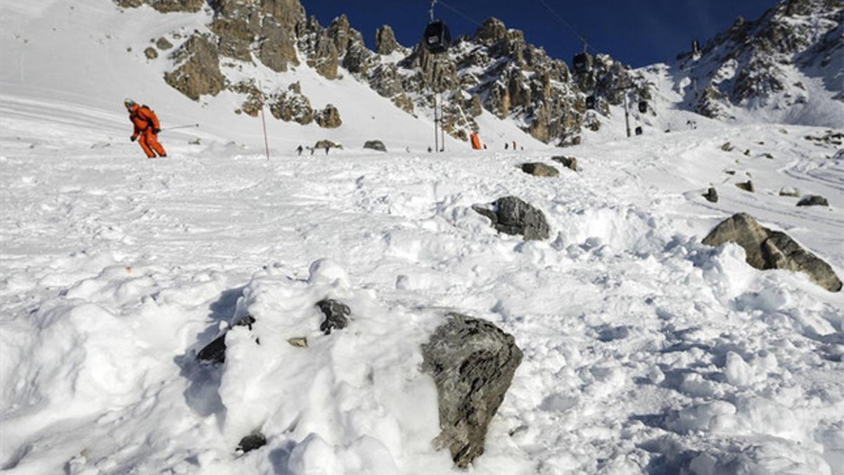 Avalancha trágica en los Alpes franceses