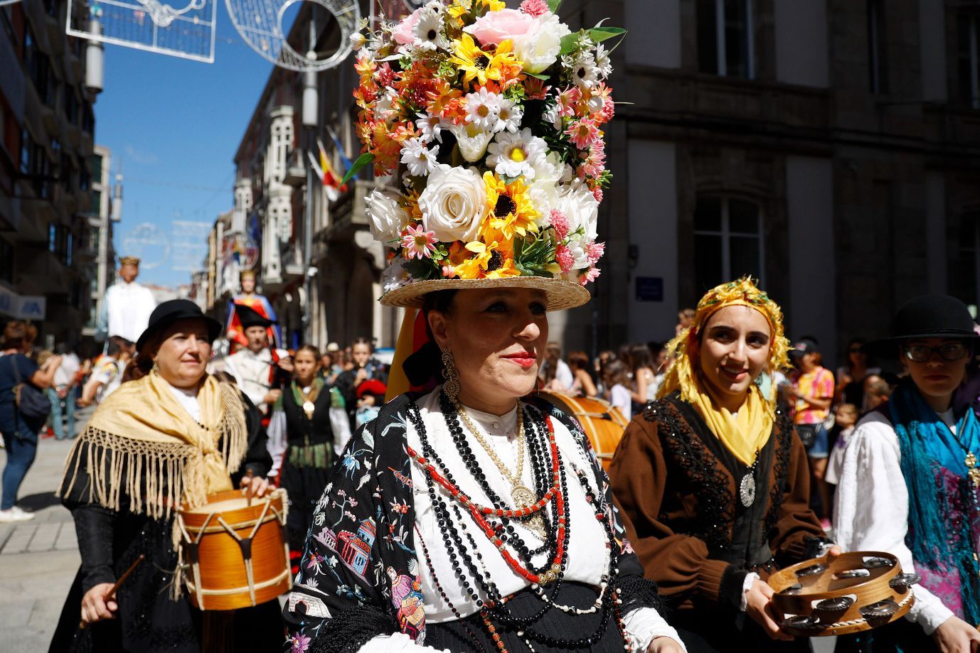 Las fiestas de A Peregrina llenan Pontevedra