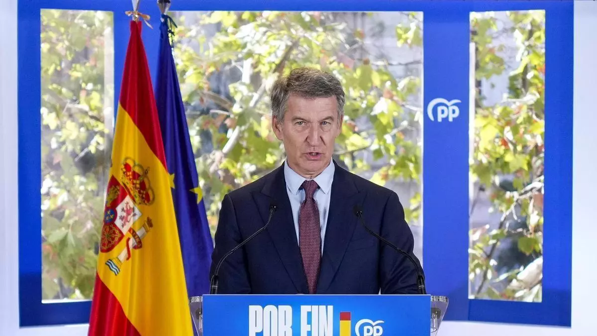 Feijóo promete una "reconstrucción nacional" total para abrir un "tiempo nuevo" tras el 29N