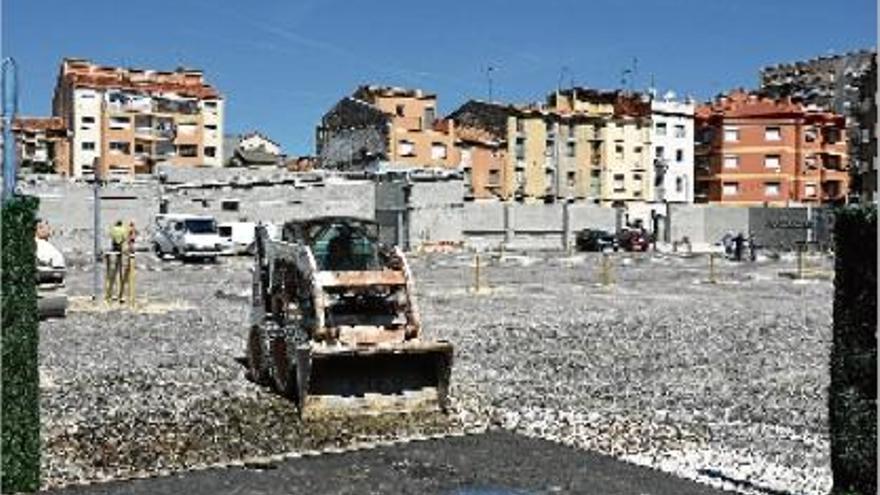 El nou estacionament de cal Carner, al costat de la Masuca