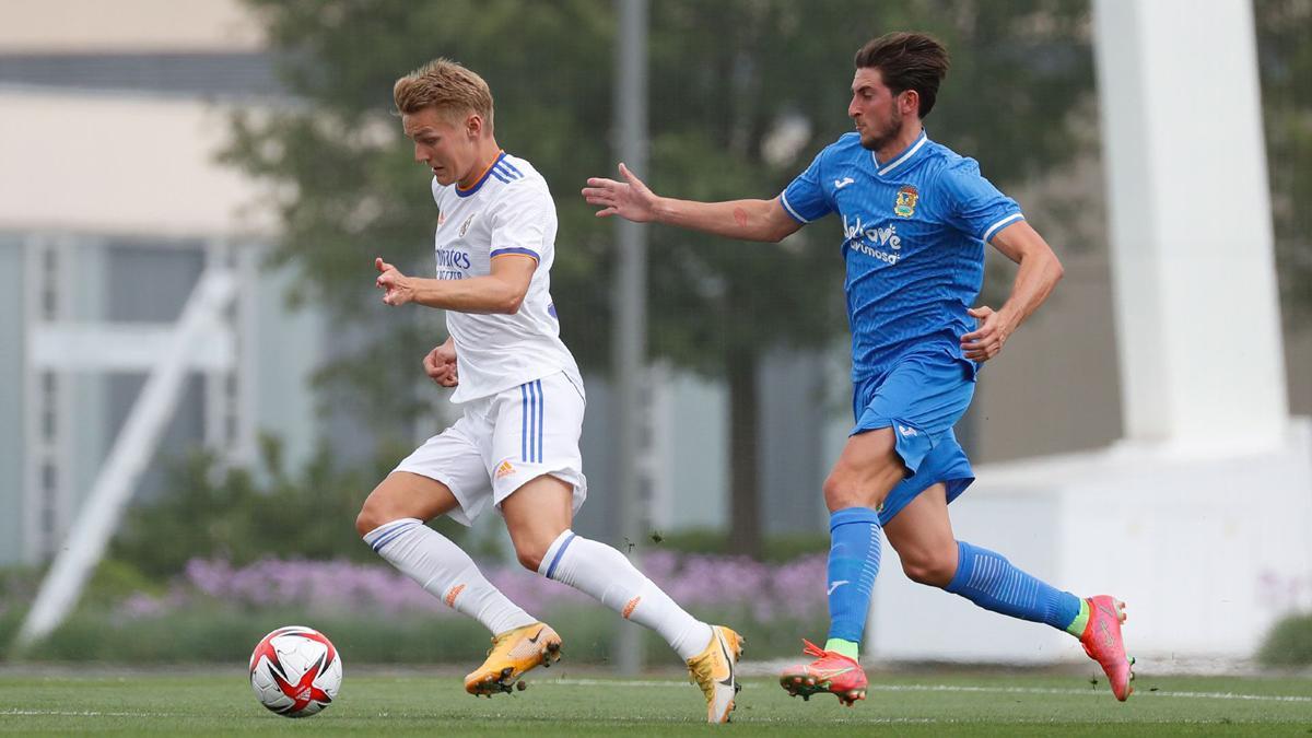 Odegaard marcó uno de los goles del Real Madrid