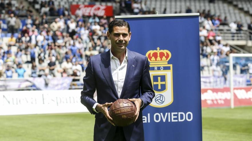 Hierro, agradecido al Real Oviedo