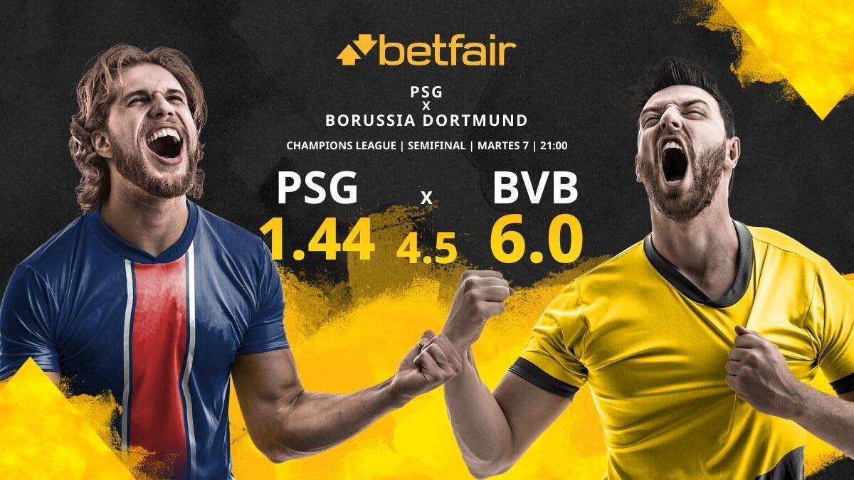 PSG vs. Borussia Dortmund: horario, TV, estadísticas, cuadro y pronósticos