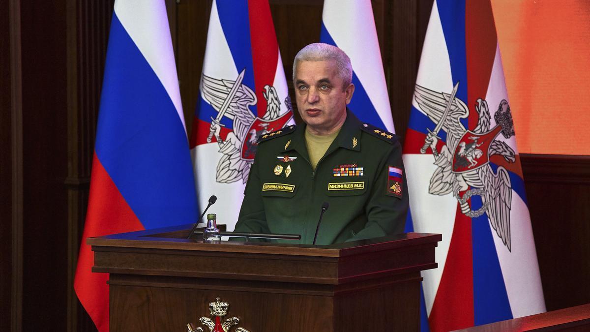 El coronel general ruso, Mijaíl Mizíntsev El coronel general ruso, Mijaíl Mizíntsev