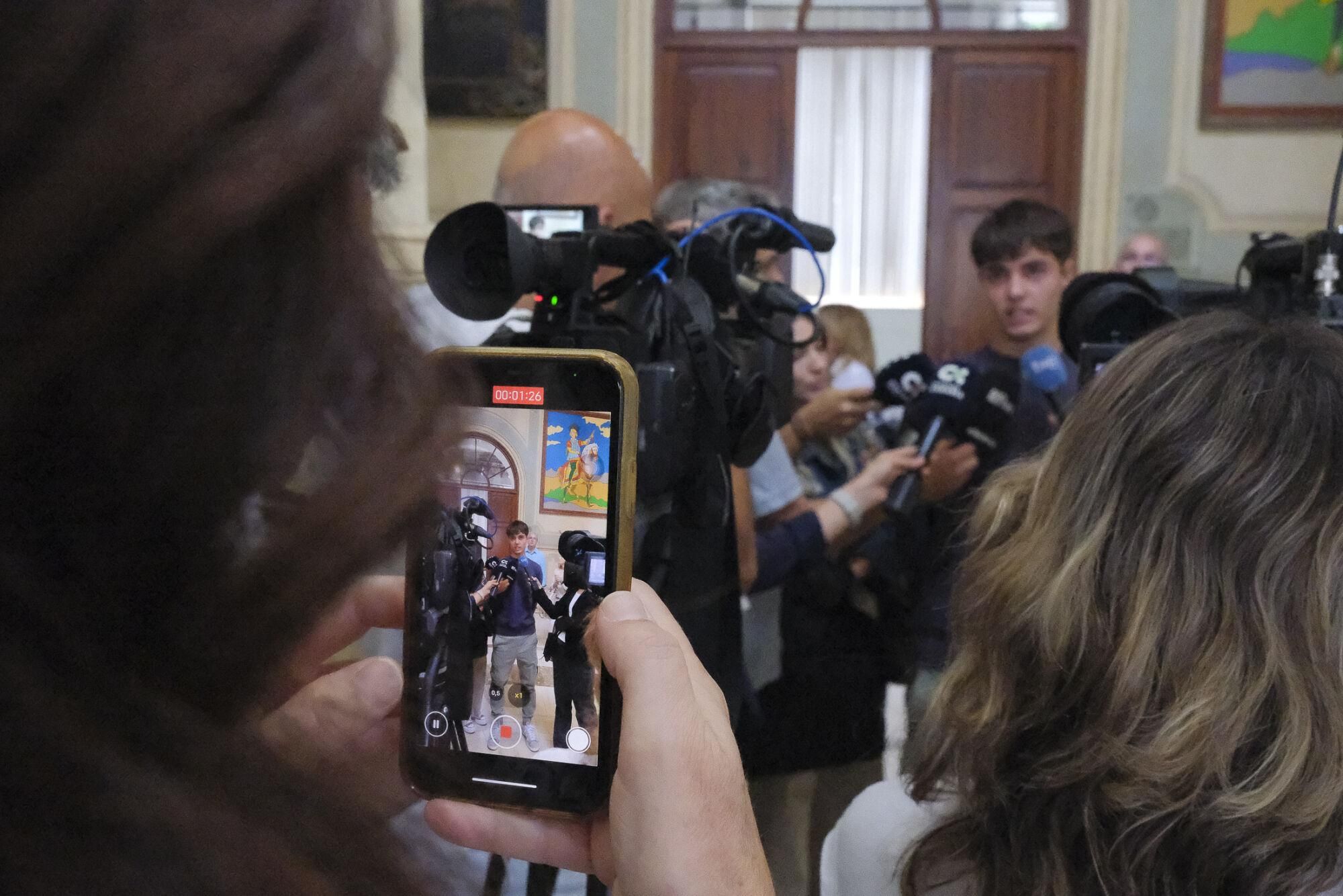 Recepción de la ULPGC a los estudiantes con mejores calificaciones en la PAU de junio 2025
