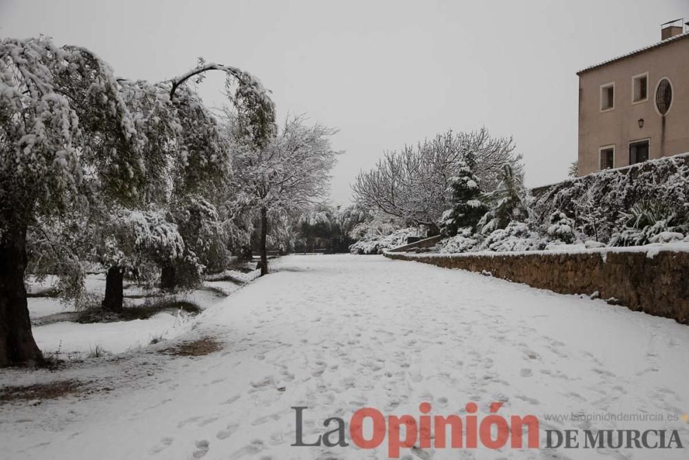 Nieve en las Fuentes del Marqués de Caravaca