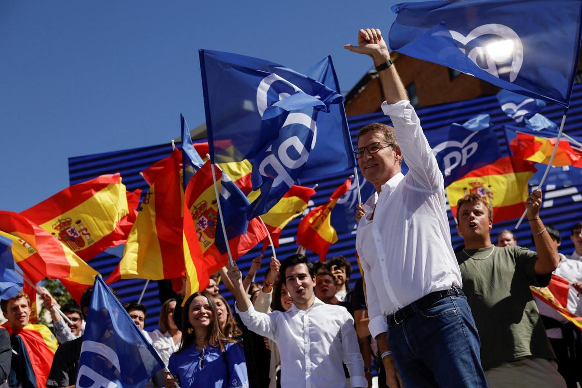El PP es bolca en la manifestació contra l’amnistia per guanyar terreny a Cs i Vox a Catalunya