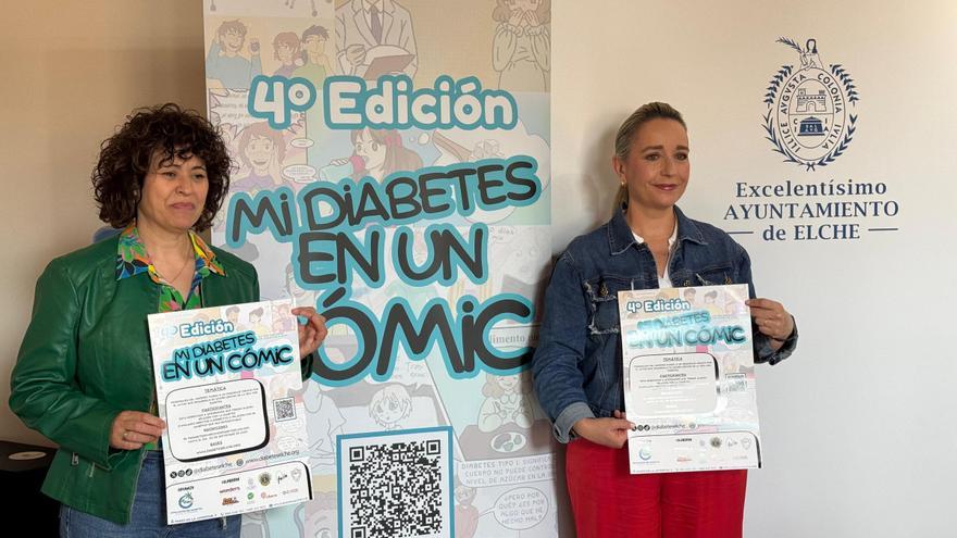 Un curioso concurso plástico en Elche: La diabetes, en un cómic