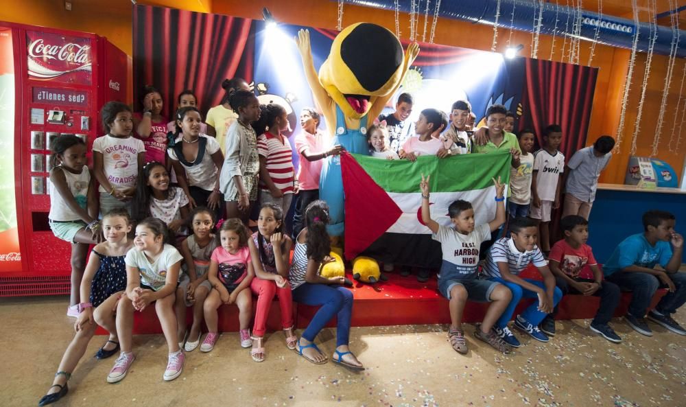 Niños saharauis en el Palacio de los Niños