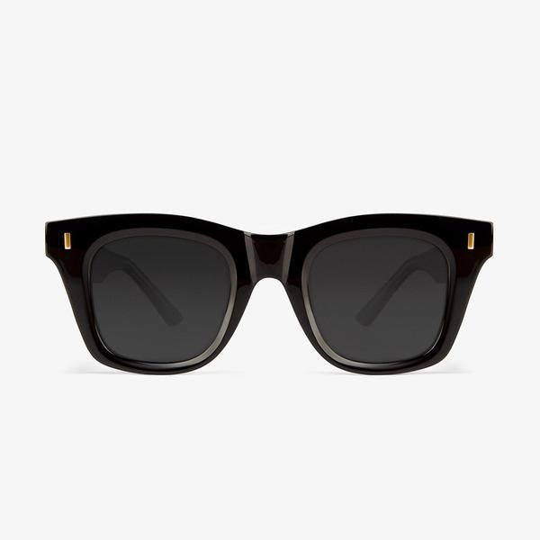 Gafas de sol con montura de acetato y detalles dorados de D. Franklin