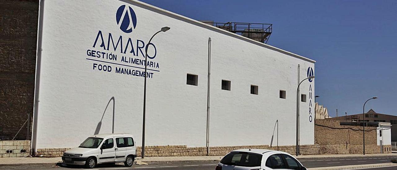 Las instalaciones del Grupo Amaro en Alicante.