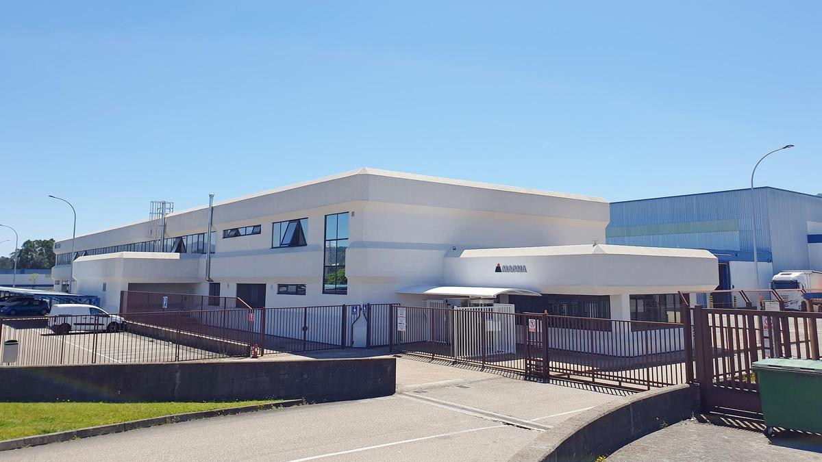 Exterior de la planta Magna Seating Vigo, situada en O Porriño.