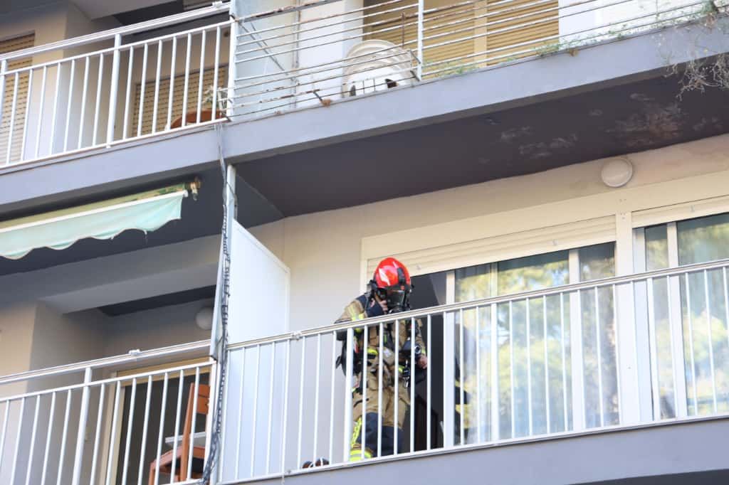 Incendio en una vivienda del barrio de San Blas en Alicante