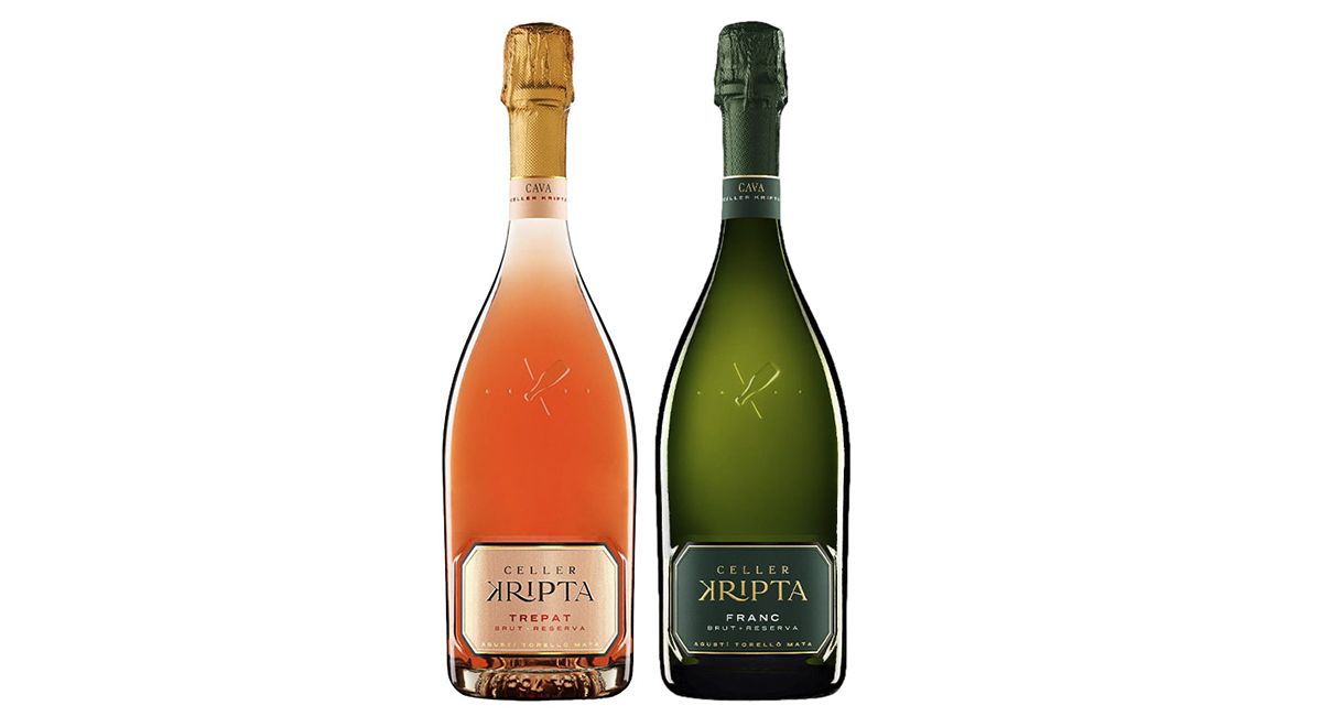 Celler Kripta Trepat Reserva 2022 y Celler Kripta Franc Brut Reserva 2019