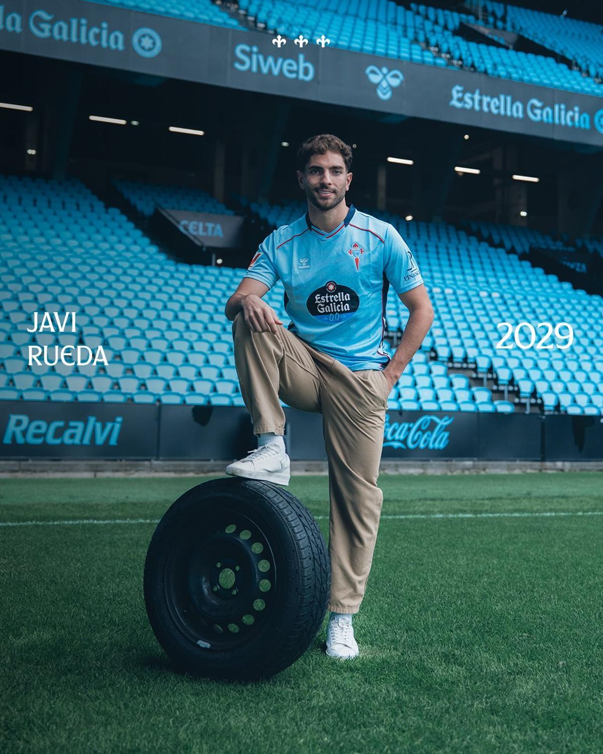 El Celta ha renovado a Javi Rueda.
