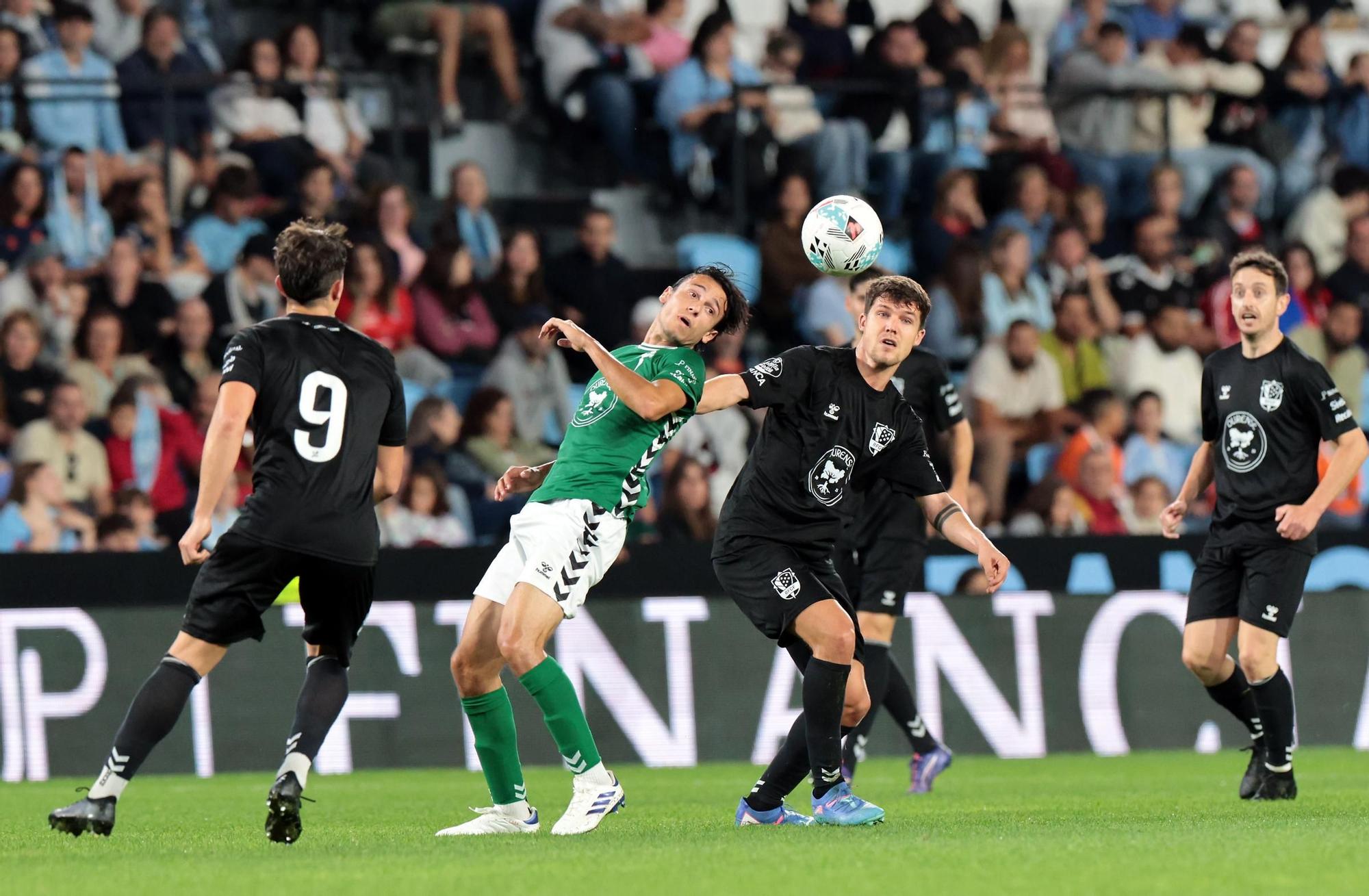 'Xuntos contra o lume': Celta - Selección de Ourense, en imágenes