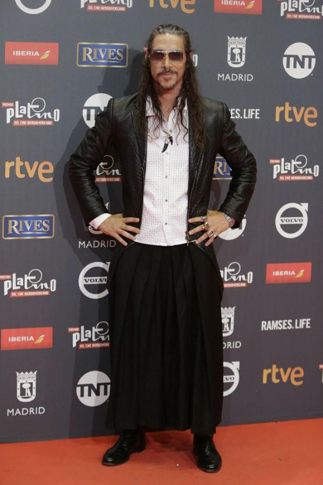 Oscar Jaenada en los Premios Platino 2017
