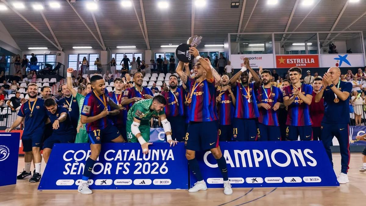 El Barça remonta al Industrias Santa Coloma y conquista la Copa Catalunya