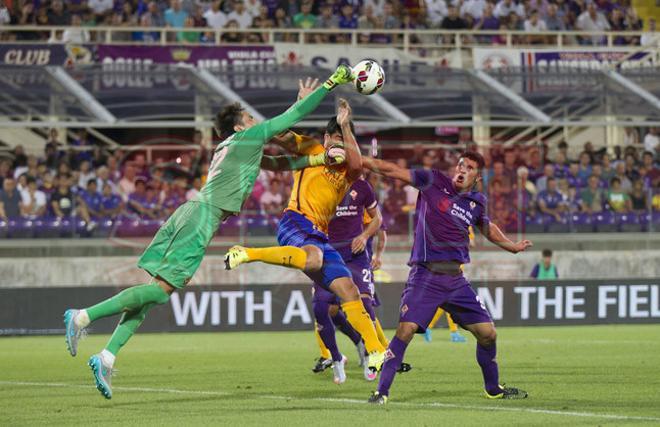 Las imágenes del Fiorentina, 2 - FC Barcelona, 1