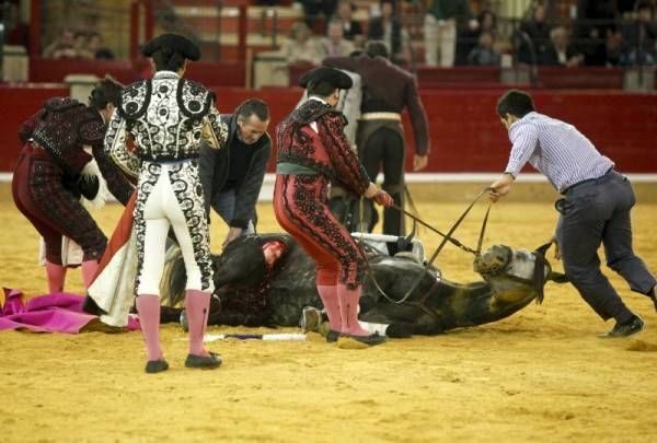 Vaquillas y rejones en la Feria San Jorge