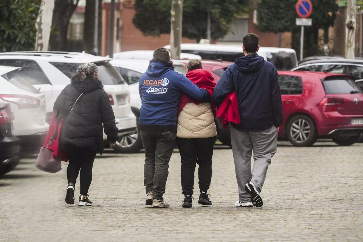 Familiares de víctimas del accidente de Adamuz.