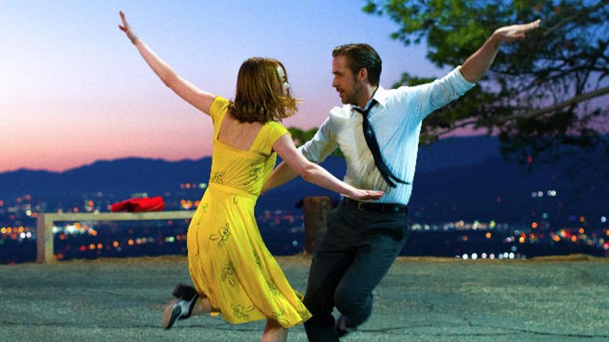 Emma Stone y Ryan Gosling, en &#039;La La Land&#039;.