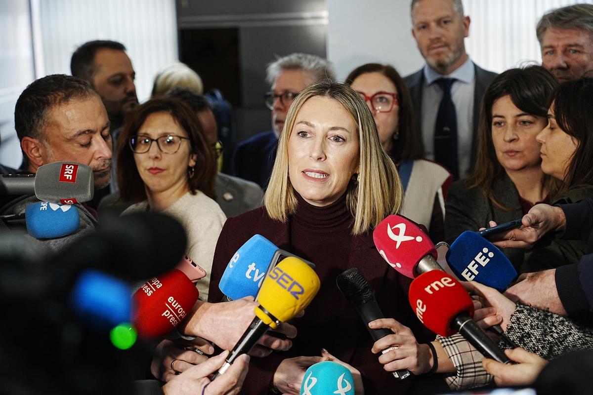 La presidenta en funciones de Extremadura María Guardiola.