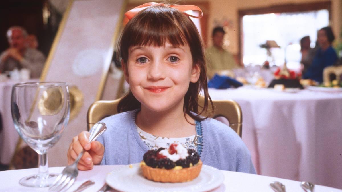Mara Wilson en un fotograma de 'Matilda'.