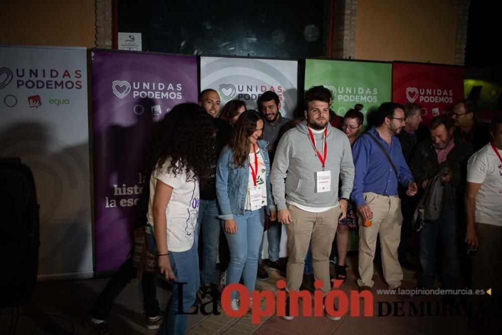 Noche electoral en la sede de Unidas Podemos