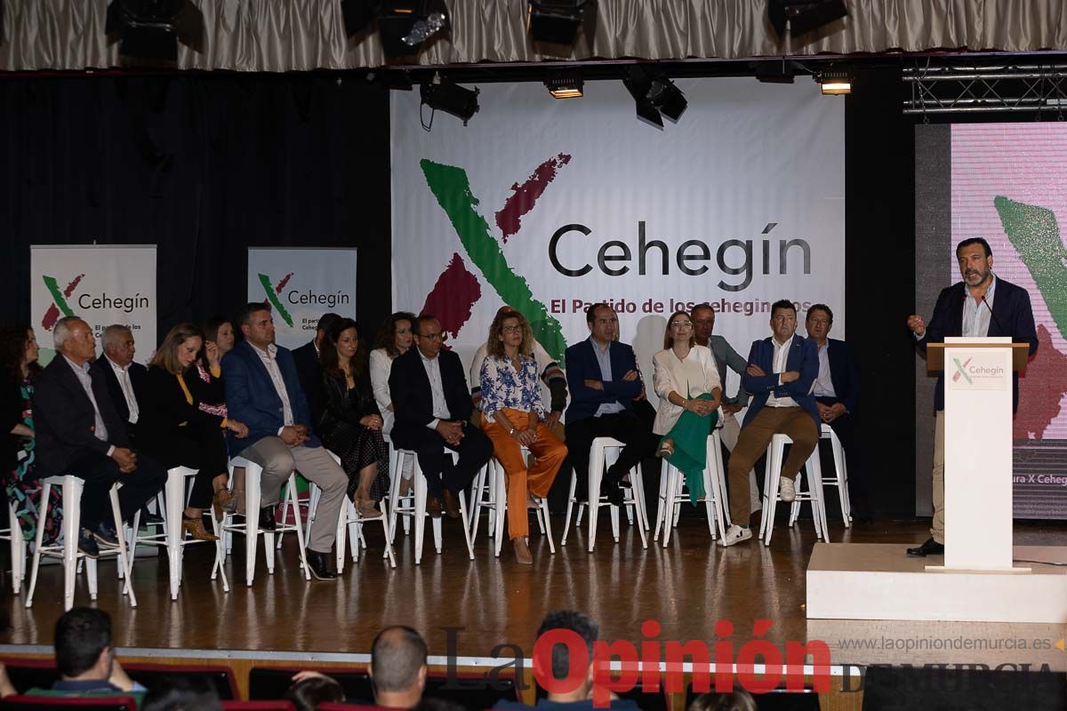 Elecciones 28M: Presentación de la lista de X Cehegín