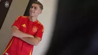 Fermín debuta con la selección española