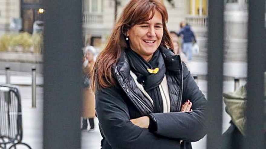 La diputada de JxCat Laura Borràs, aquesta setmana a Madrid.