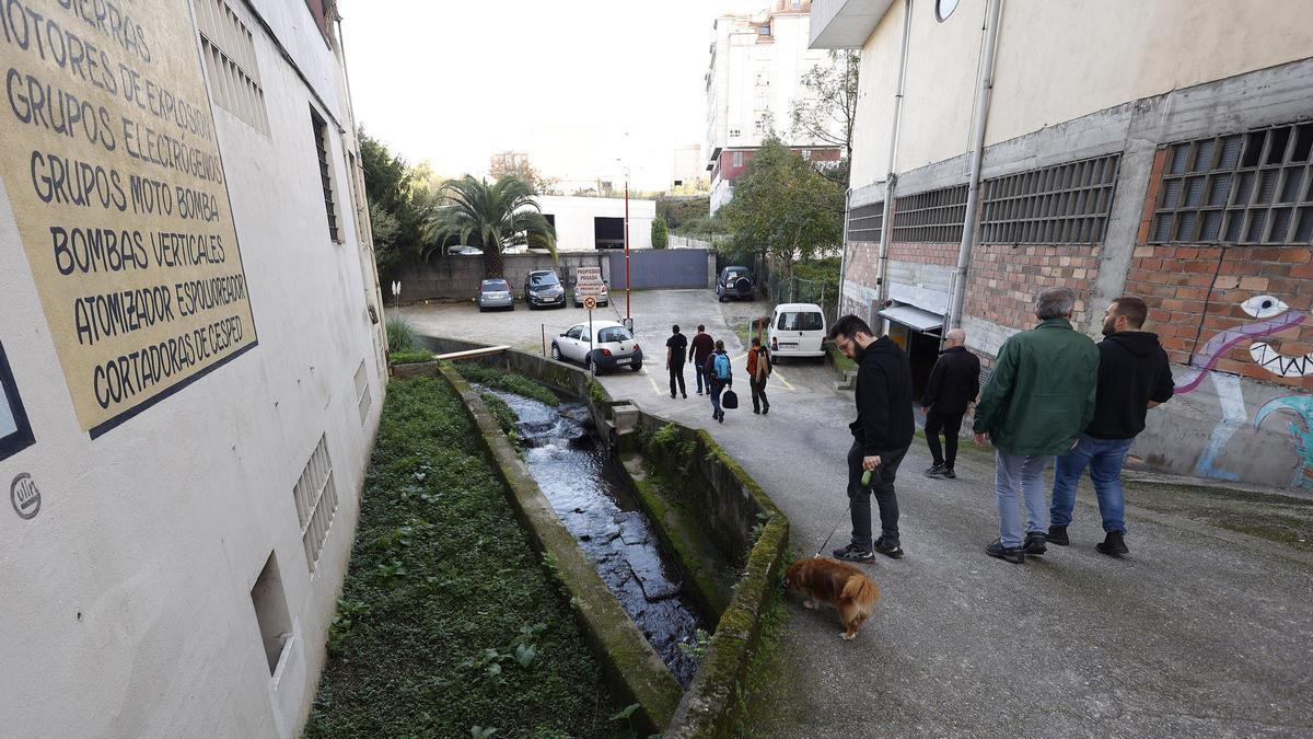 Una de las zonas que se inunda con la crecida del río