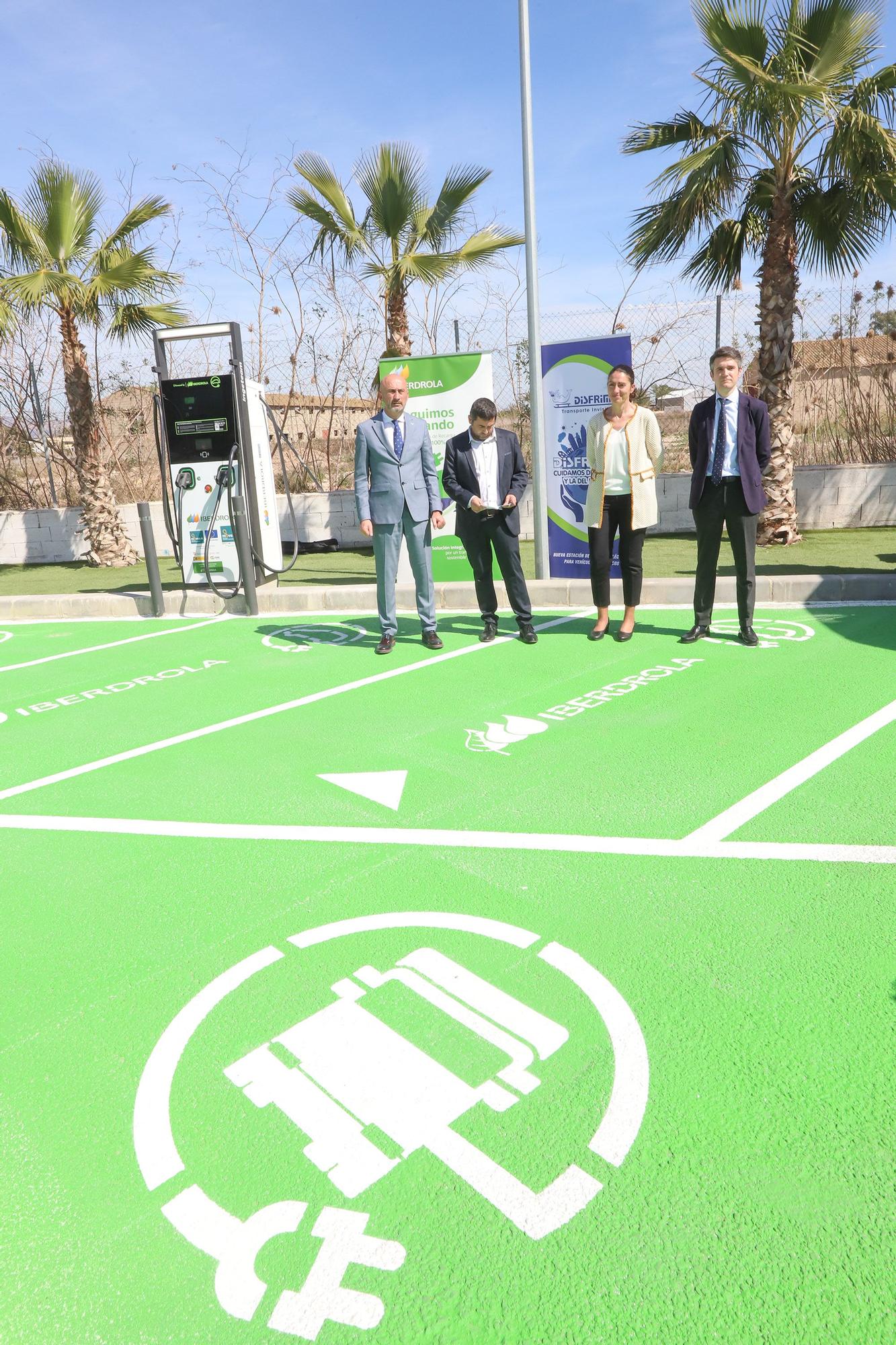 Inauguran en San Isidro el primer punto de recarga eléctrica del corredor mediterráneo para el transporte pesado