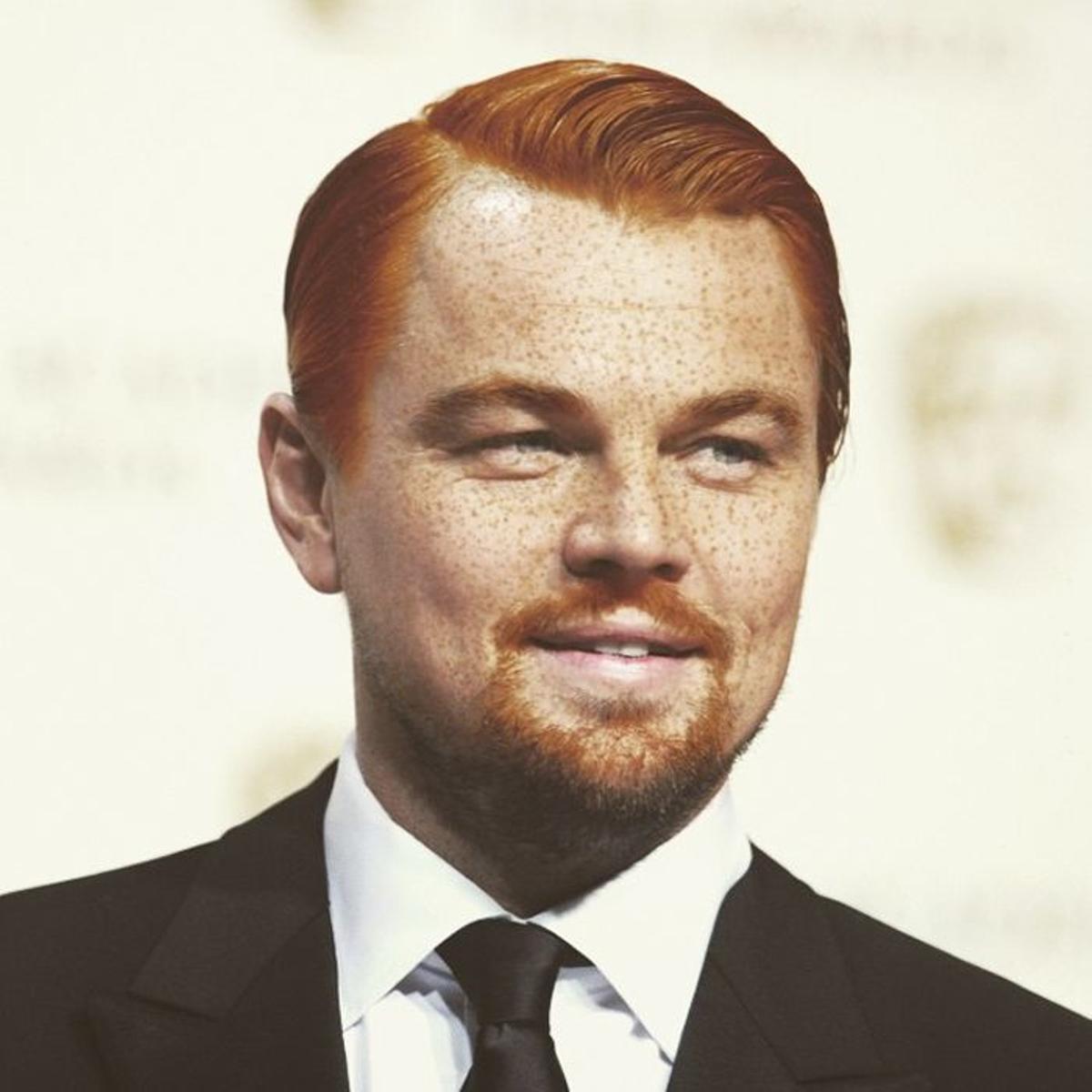 Famosos pelirrojos: Leonardo di Caprio