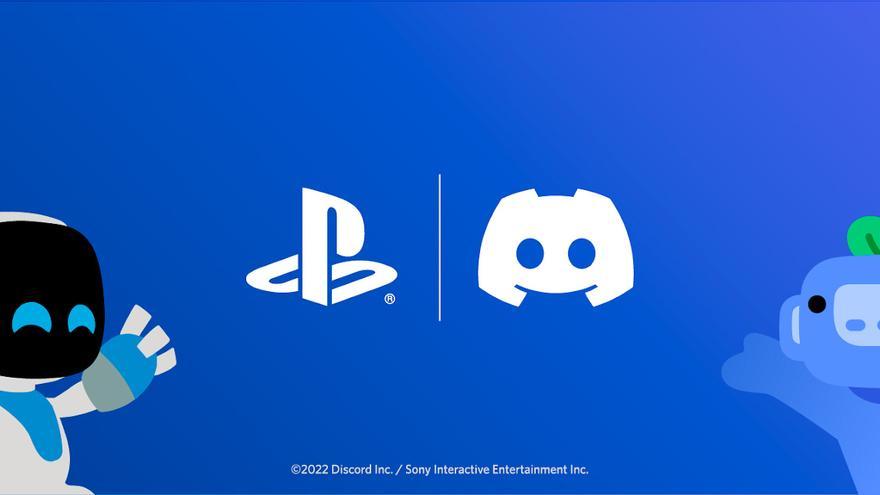 Logos de PlayStation y Discord.