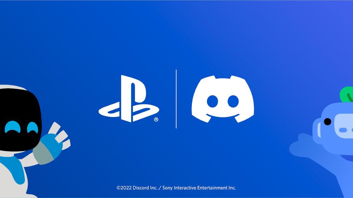 Logos de PlayStation y Discord.