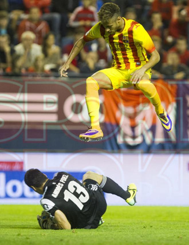 Las imágenes del Osasuna-FC Barcelona