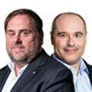 Oriol Junqueras y Jordi Salvador
