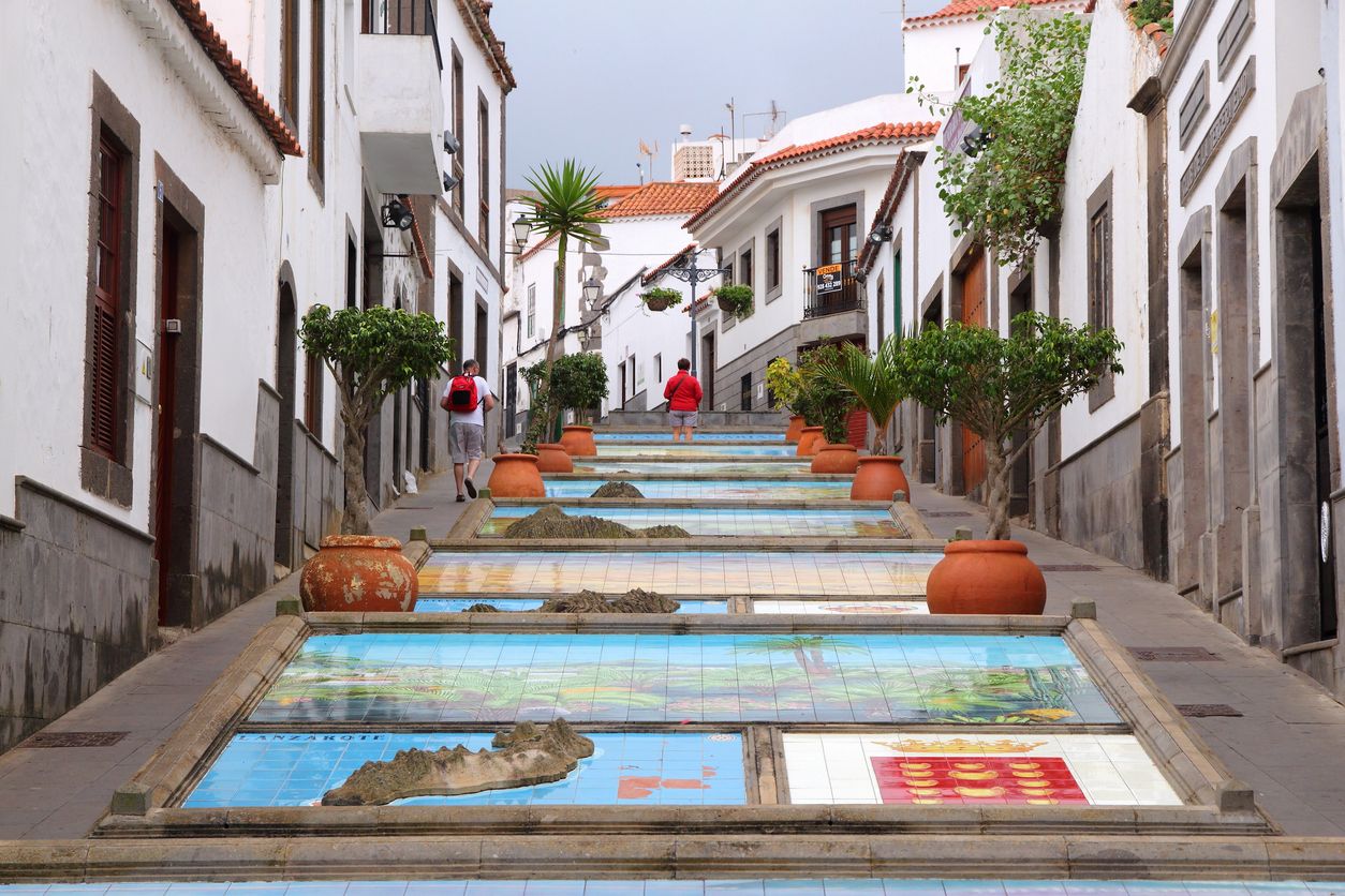 Esta zona peatonal está ubicada en el centro histórico del municipio.