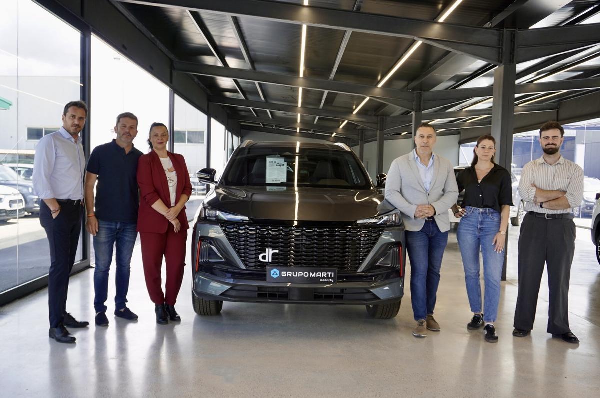 Equipo comercial de Grupo Martí Mobility.