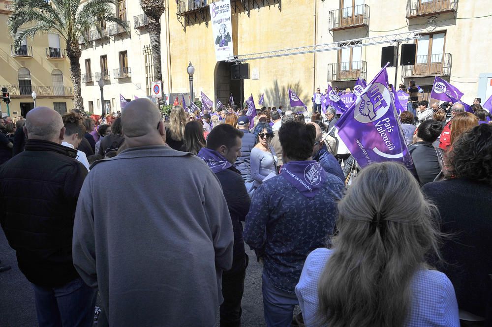 Las imágenes del 8M en Elche