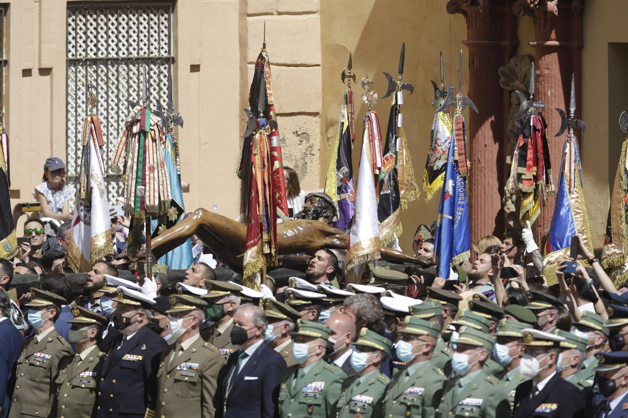 Las imágenes del traslado de la Legión del Cristo de la Buena Muerte de Mena