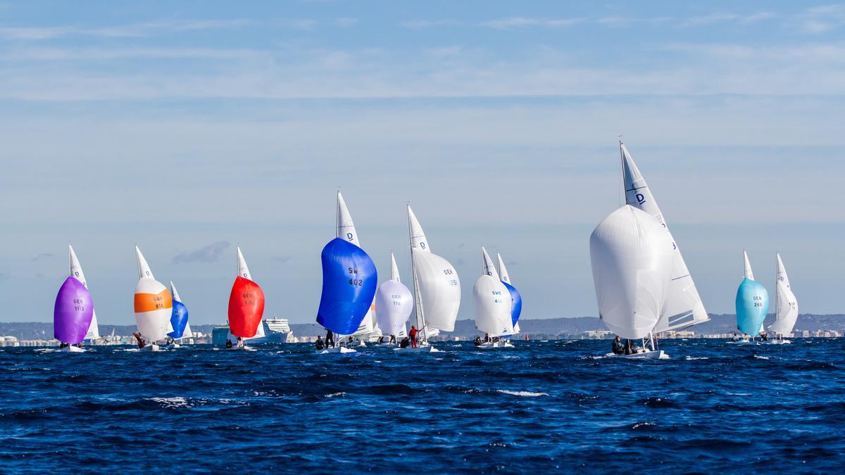 Un momento de la regata celebrada ayer en Puerto Portals.