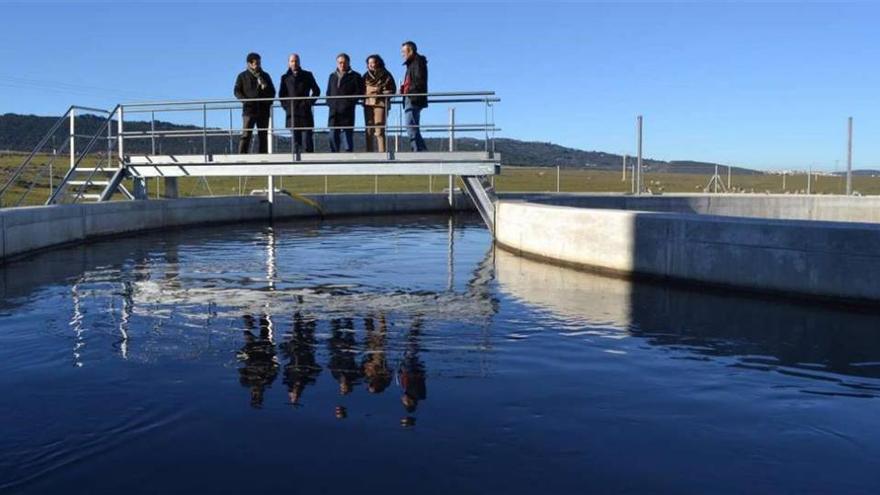 Inaugurada la nueva estación depuradora de aguas residuales de Sierra de Fuentes