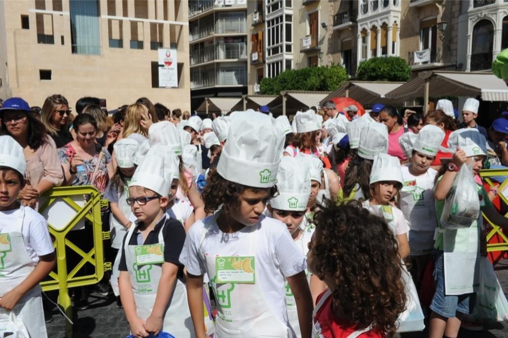 Más de 250 niños participan en el HuertaChef