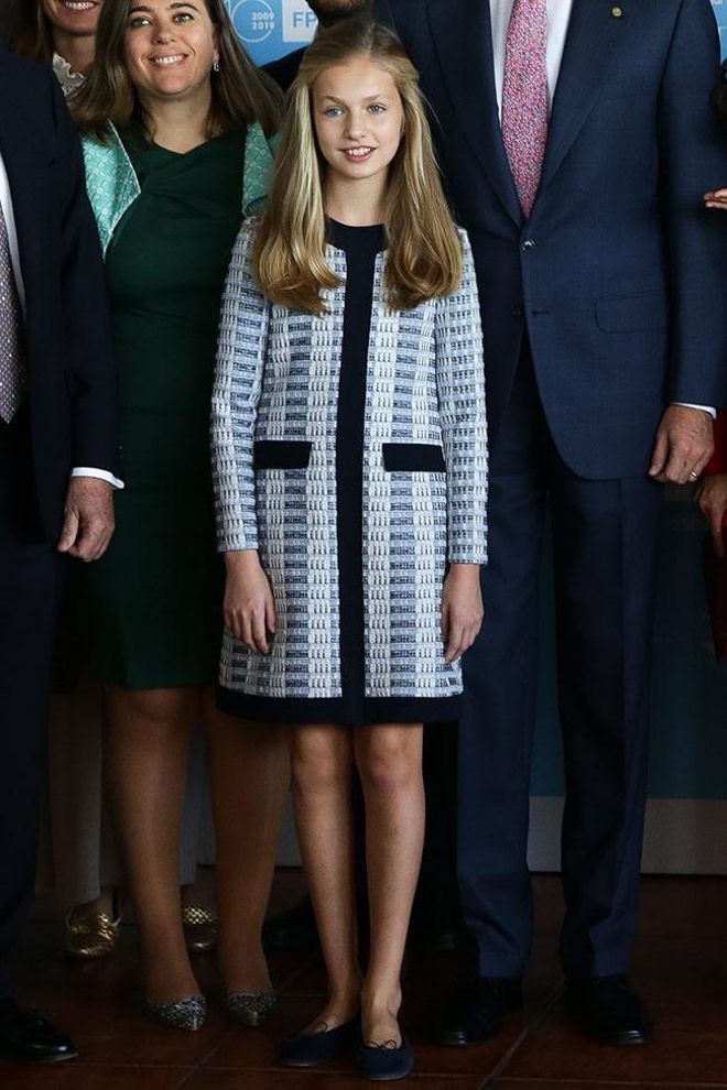 La Princesa de Asturias, Leonor de Borbón, durante los premios "Fundación Princesa de Girona "